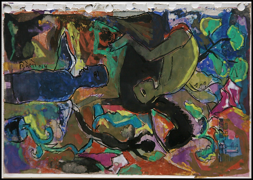 Dt311 Water Color On Paper  X  INC   Available.Jpg